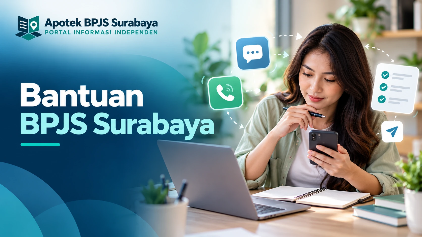 Banner Bantuan BPJS Surabaya untuk menemukan panduan informasi JKN